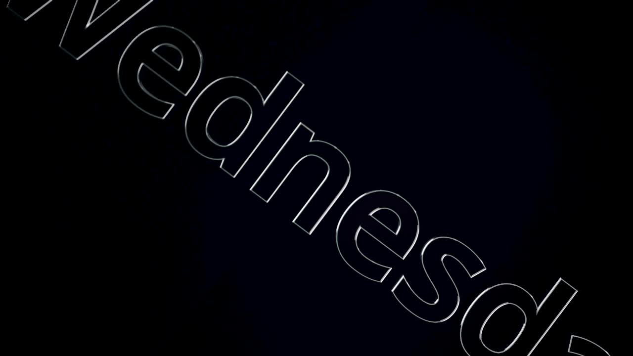 texto del miércoles en fondo oscuro