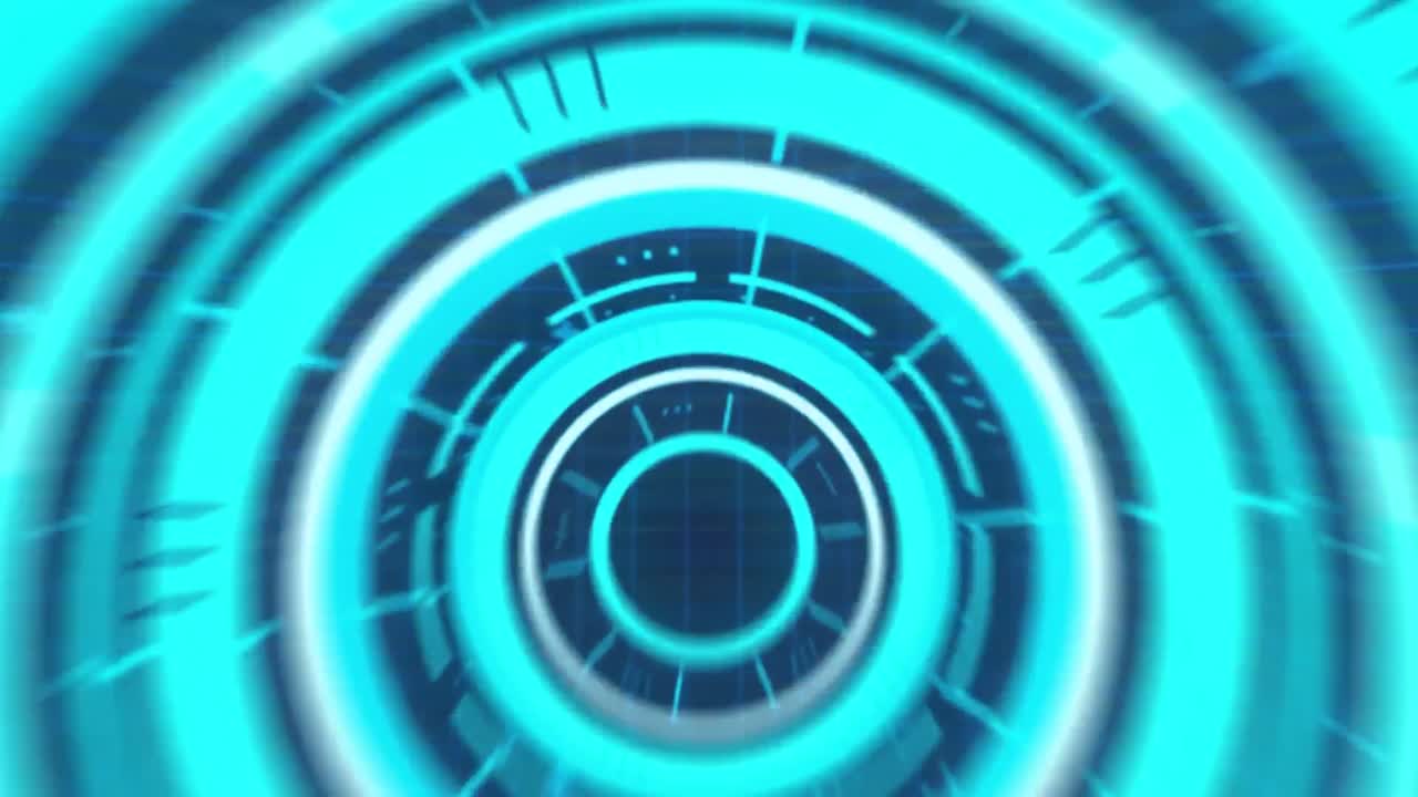 animación del procesamiento de datos con escaneo de alcance sobre el paisaje urbano