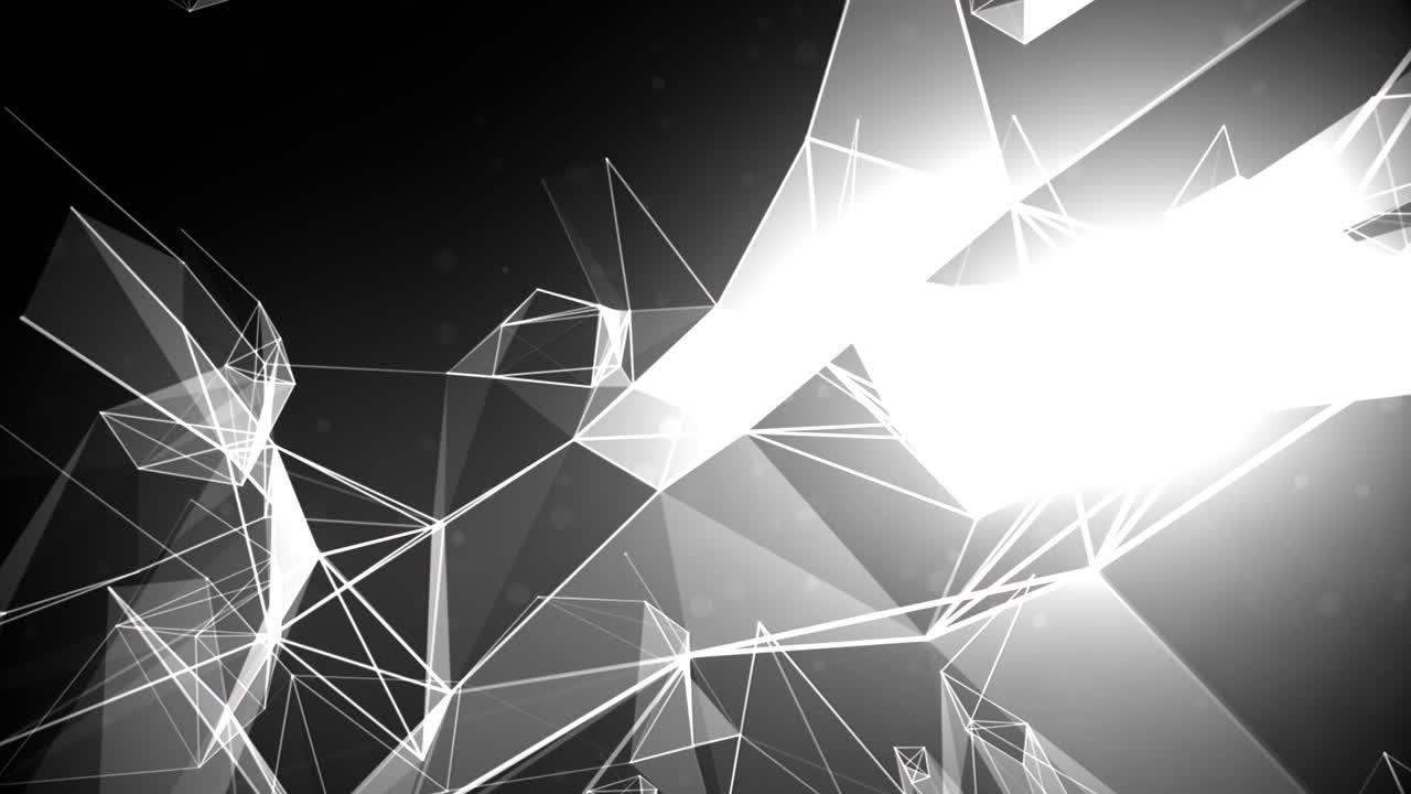 암호화폐 프로모션 소개: 점과 선을 연결하는 추상적인 기하학적 배경