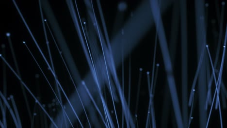 abstract optical fiber visualization