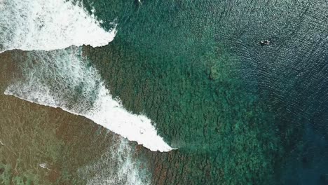 st-leu surf 4k drone footage, reunion island