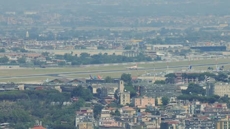 planes taxiing and taking off at naples airport