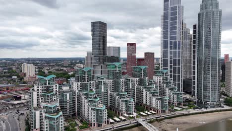 st georges wharf vauxhall london drone,aerial