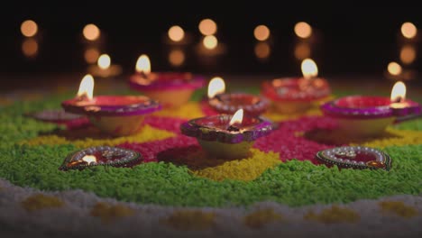 diwali is a festival of lights celebrations by hindus , jains, sikhs and some buddhists