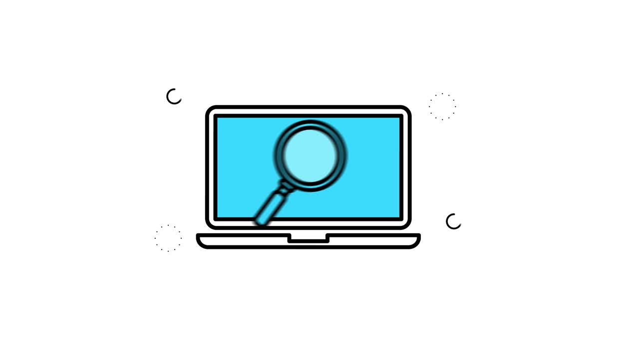 Laptop Search Icon