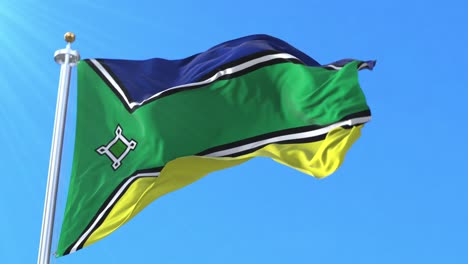 bandera del estado de amapa, brasil.