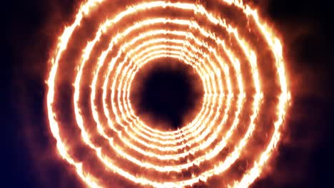 3d circle tunnel animation motion graphics