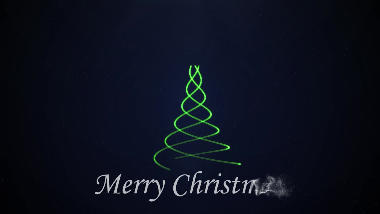 크리스마스 나무 모양의  눈 문구와 그림으로 크리스마스 배경.