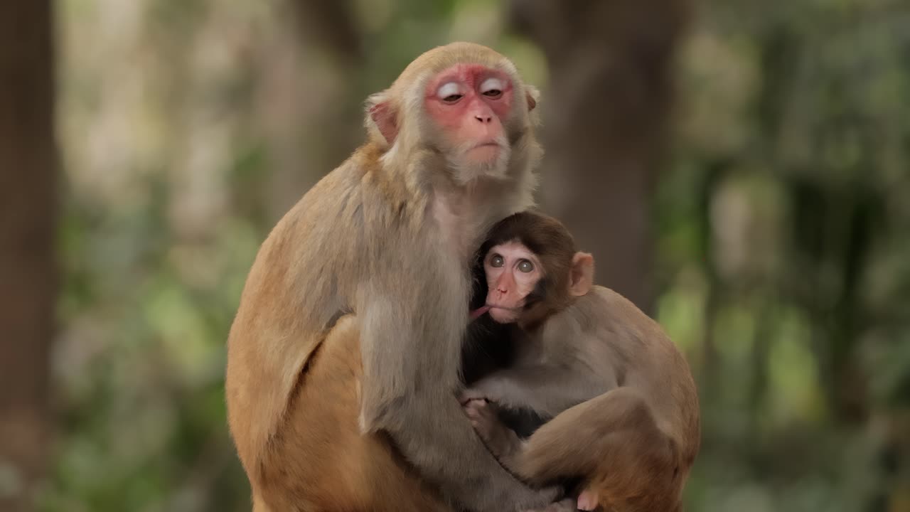 los macacos constituyen un género (macaca) de monos gregarios. los macacos se encuentran en una variedad de hábitats en todo el continente asiático y son altamente adaptables.