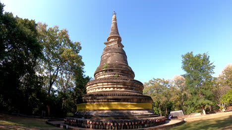 Ancient-pagoda-Wat-Umong-at-Chiang-mai-in-Thailand