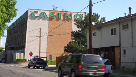 a small and rundown casino sits in an unincorporated neighborhood