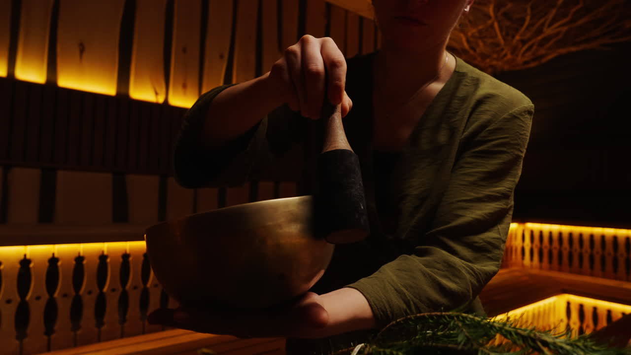 Sound Healing Session in a Spa