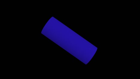 gráficos de movimiento de animación de cilindro cg