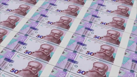 50-UKRAINIAN-HRYVNIA-banknotes-printed-by-a-money-press