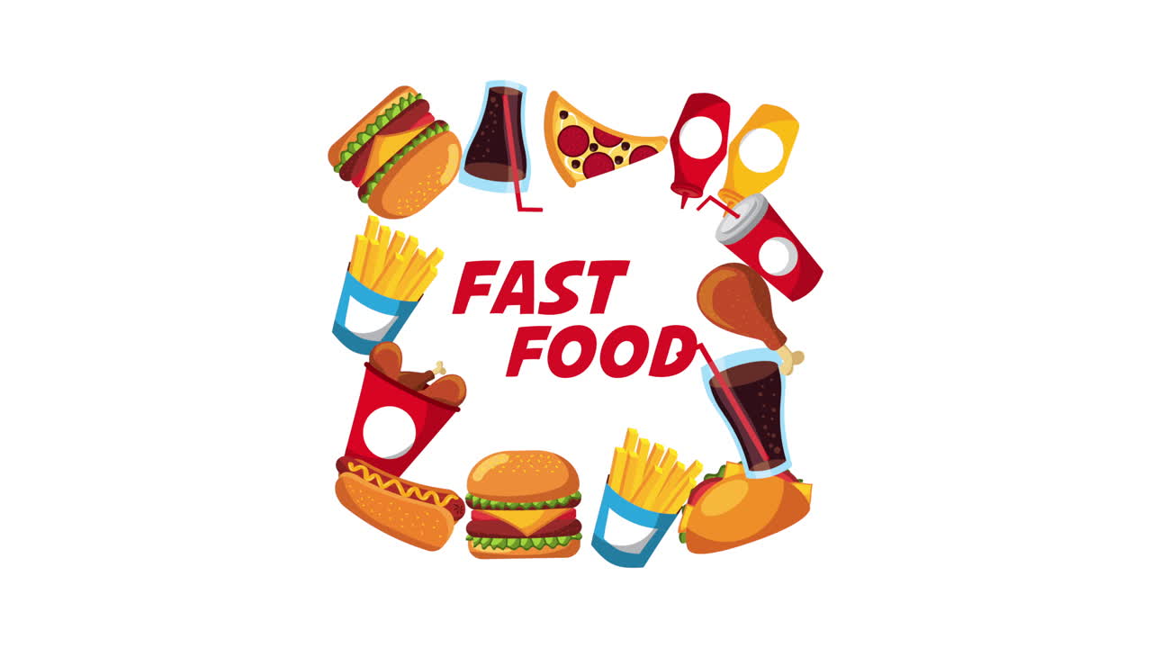delicious fast food unhealthy icon