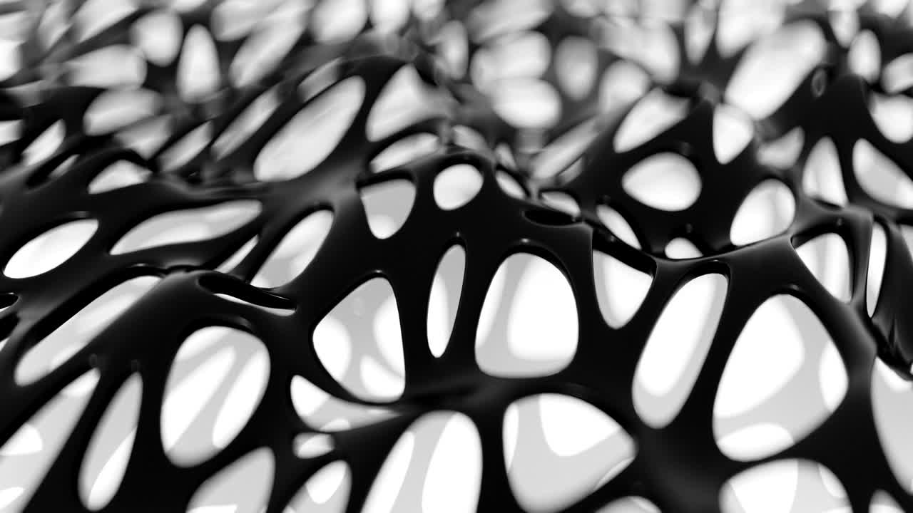 la red neuronal abstracta de 4k.