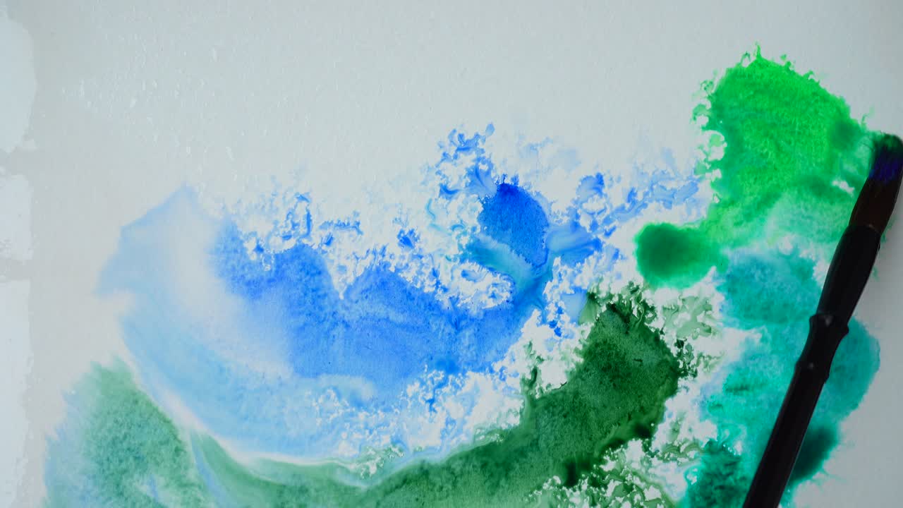 Fundo abstrato em aquarela