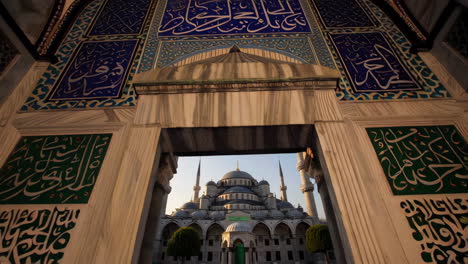 la mezquita azul en estambul, turquía