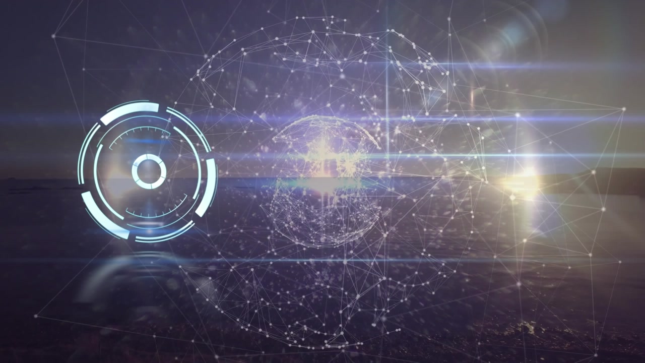 Animation of scope scanning over network of connections