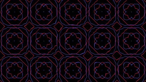 purple and violet lines run across this animated decorative pattern. background concept for a seamless motion graphic mosaic