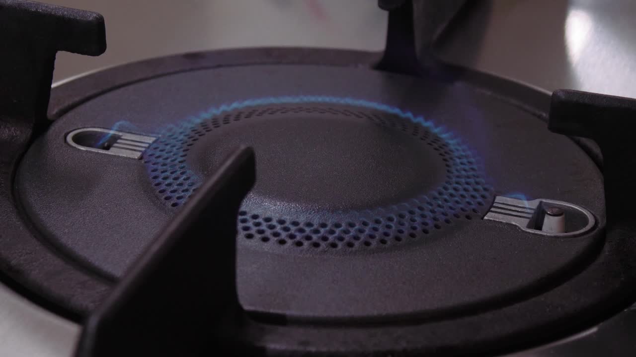 ignition of the cooking gas