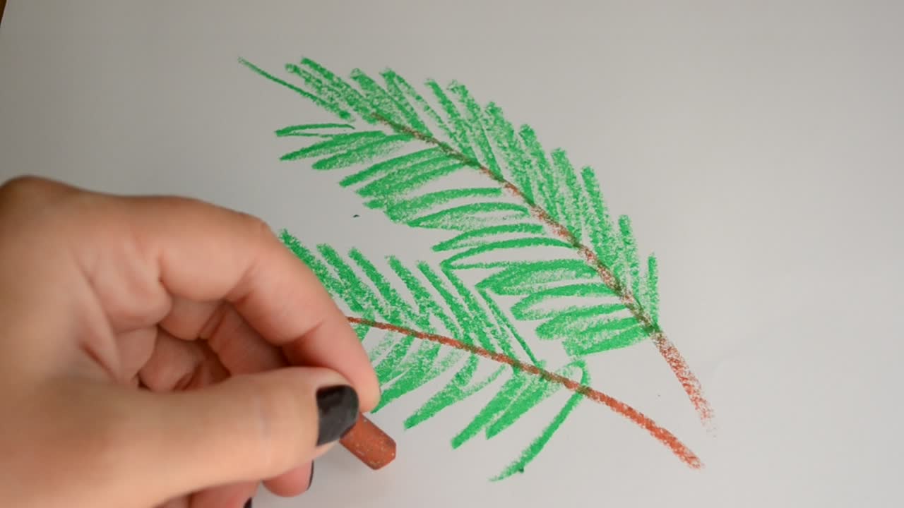Disegno astratto di albero di Natale