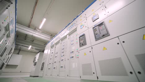 electric voltage control room of a plant