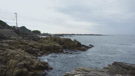 echizen coastline, fukui prefecture on the sea of japan