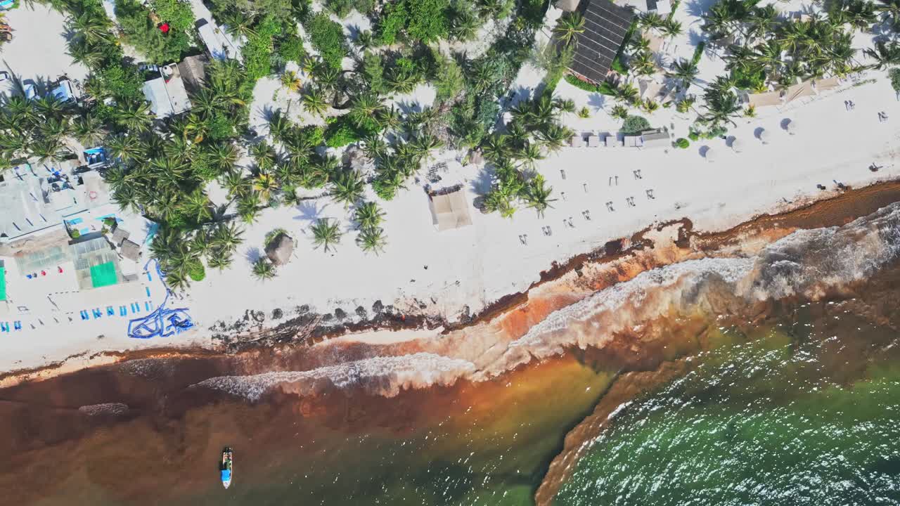 Invasive environmental impact, vacation resorts Mexico, Birdseye view