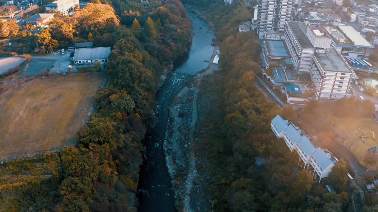 도시 의 아름다운 공중 풍경