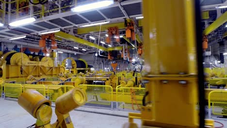 prise de vue de l'intérieur de la salle d'alimentation à l'intérieur