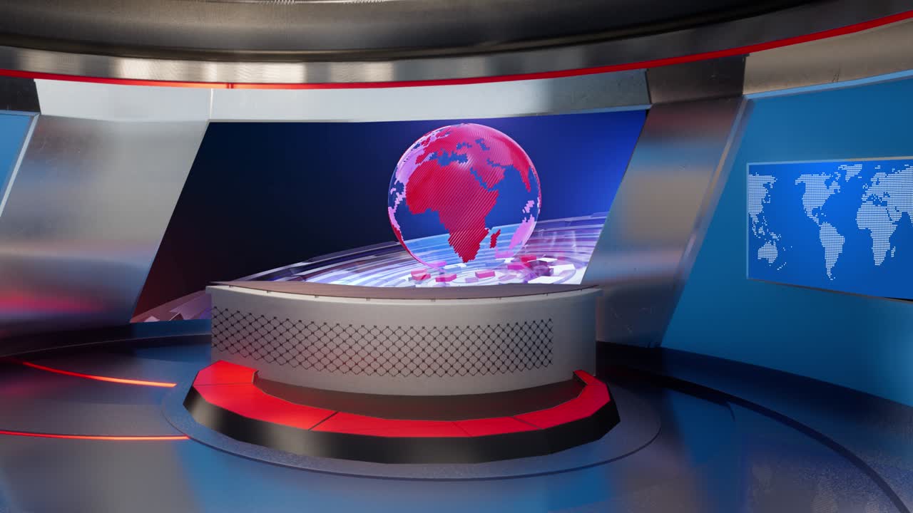 Noticias del estudio de televisión virtual 3D