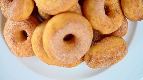 rotating colorful donuts