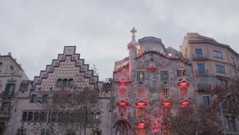 Casa-BatllÃ³-By-Famous-Architect-Antoni-Gaudi-In-Barcelona-City-Paseo-De-Gracia-Spain