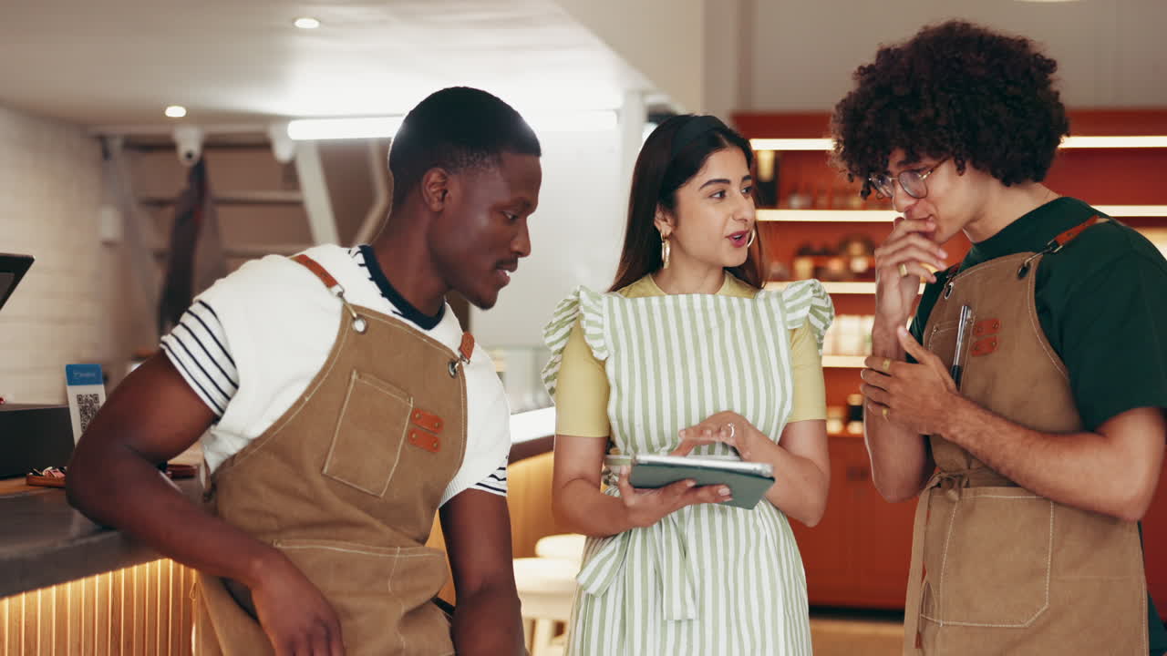 Teamwork and Success in a Cafe