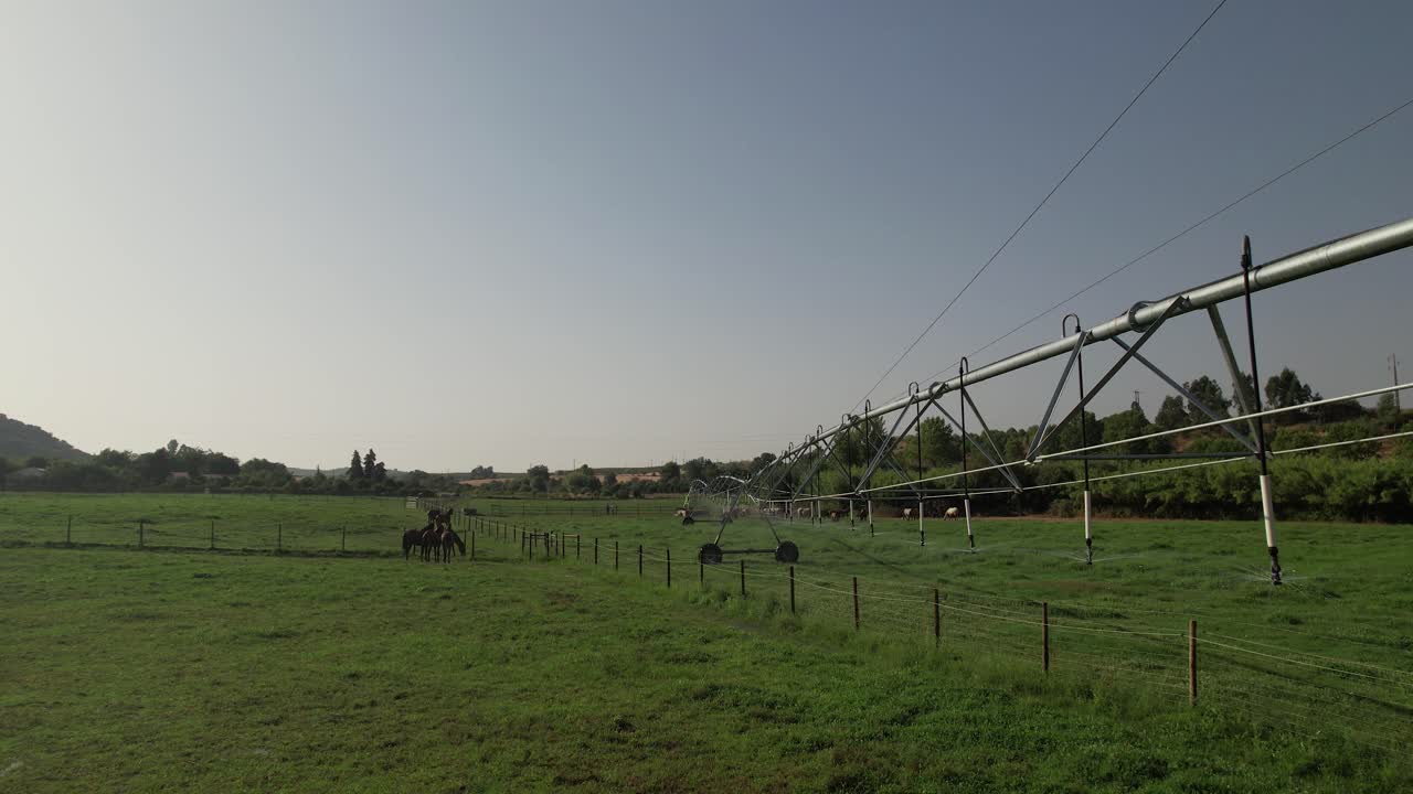 Irrigation System on Agricultural Land
