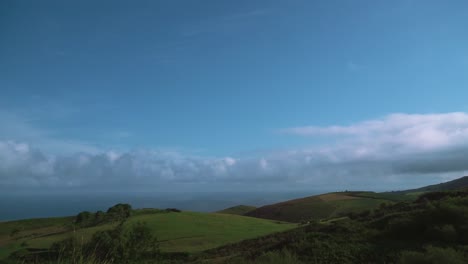 a 4k uhd moving time lapse in the beautiful nature of galicia, spain