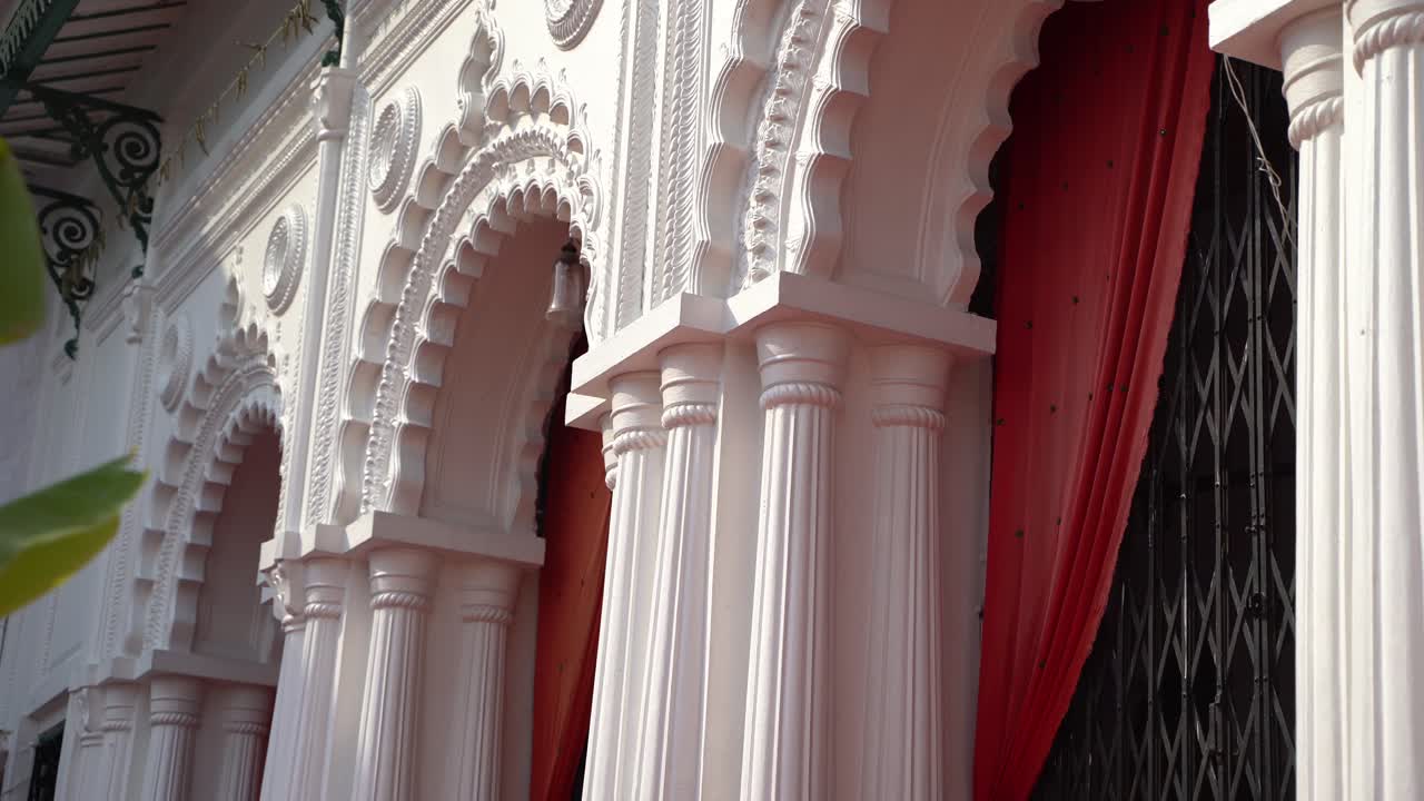 calcuta vieja dominancia de la casa zamindar imágenes de stock