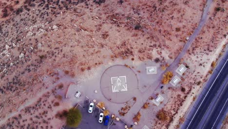 drone voltando para casa para a zona de pouso