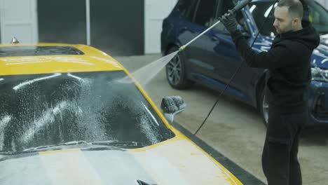 professional car detailing – washing, ceramic coating, and interior cleaning