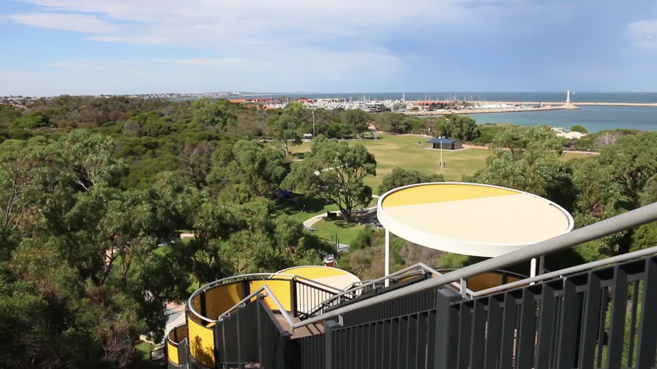 parque de la playa de hillarys, vista desde la escalera de jacobs - nodos de whitfords, perth