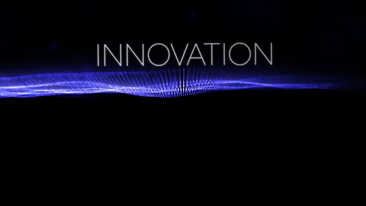 Digital generated video of innovation concept