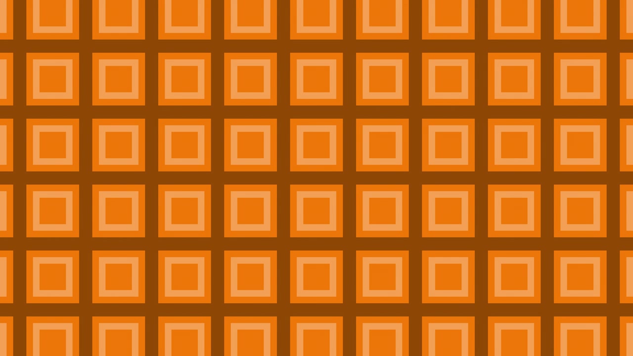 Orange Block Grid Pattern