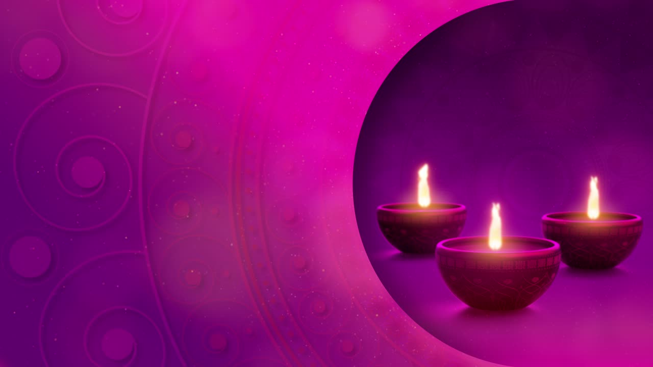 Felice celebrazione del Festival Diwali.