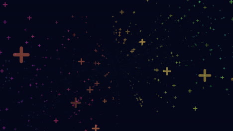 Starry-night-colorful-collection-of-stars-on-a-black-background