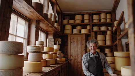 artisanal cheese makers in cheese shop