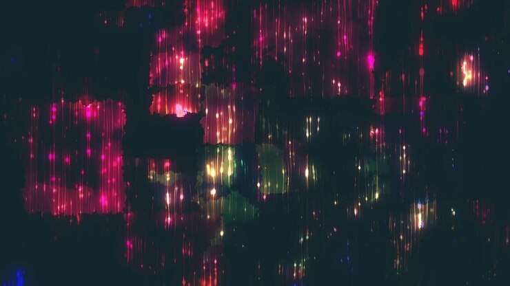 Sfondo astratto glitterato luminoso in loop.