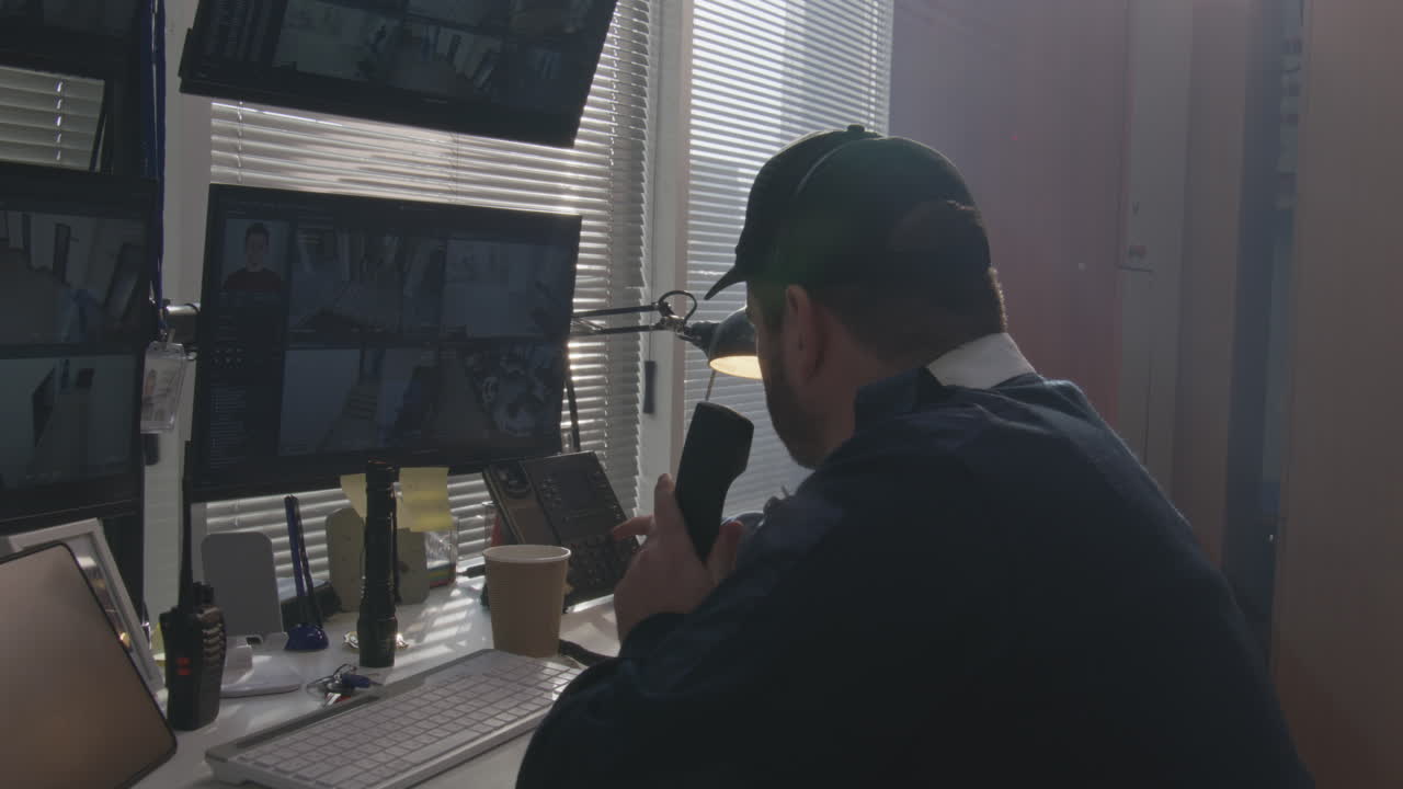 sistema de vigilancia de vigilancia del guardia de seguridad