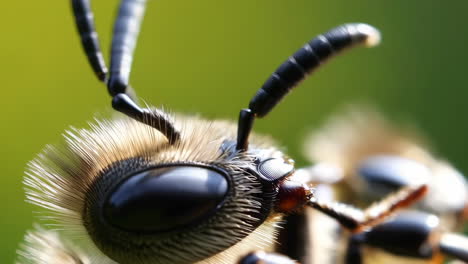 close-up of a bee