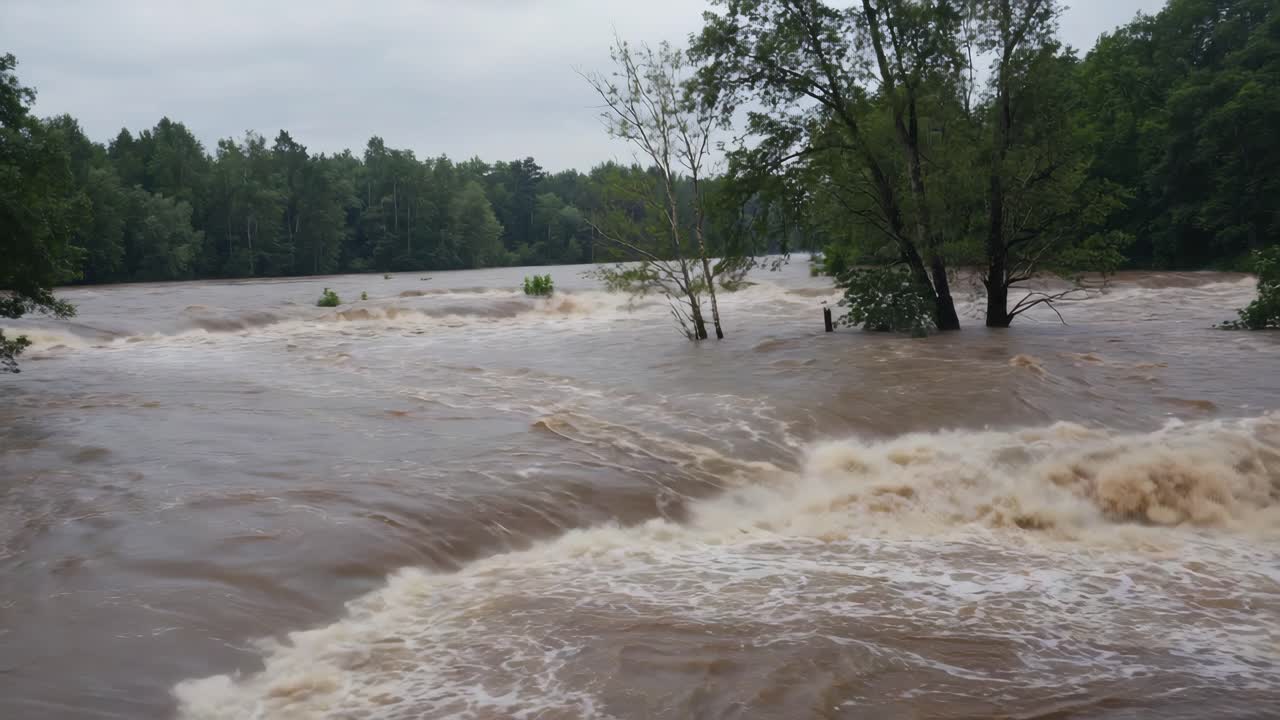 Flooded River Landscape